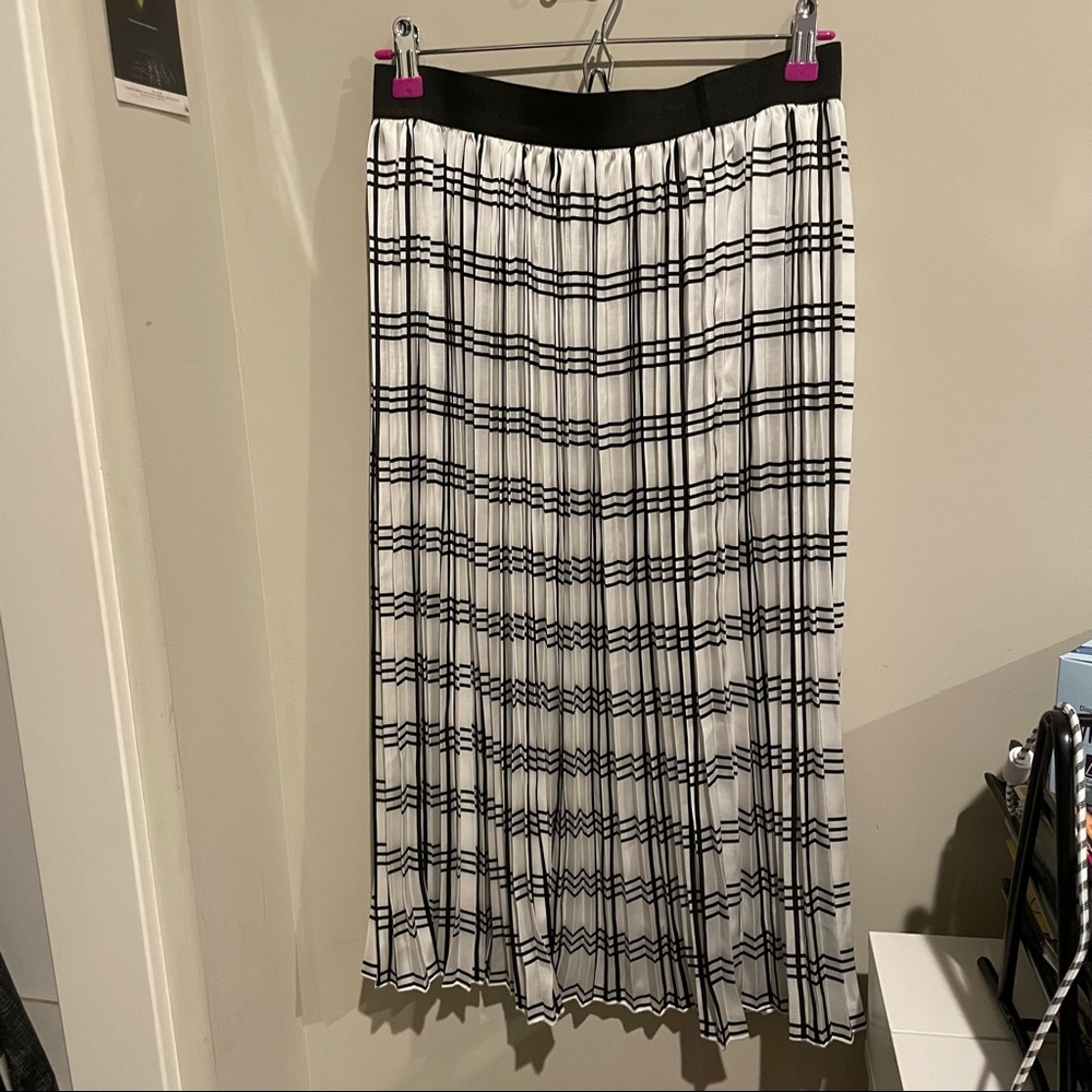 Rachel Zoe Pleated Midi Skirt
